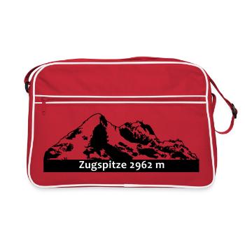 Zugspitze 2962 - Retro Bag - red/white - Front