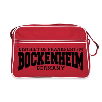 Frankfurt bockenheim - Retro Bag - red/white - Front