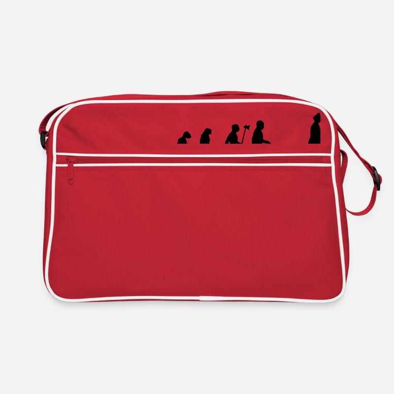 evolution pilot airplane pilot aviator Retro Bag