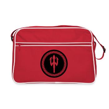 trident 001 - Retro Bag - red/white - Front