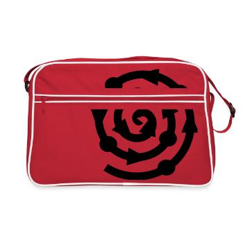 Spiral Tribe Cercle Ravewear - Sac Retro - rouge/blanc - Devant