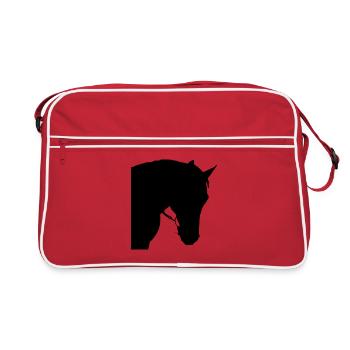 Tête de cheval 6 - Sac Retro - rouge/blanc - Devant