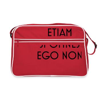 etiam si omnes ego non - Retro Tasche - Rot/Weiß - Vorne