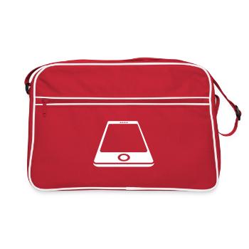 Smartphone White - Sac Retro - rouge/blanc - Devant