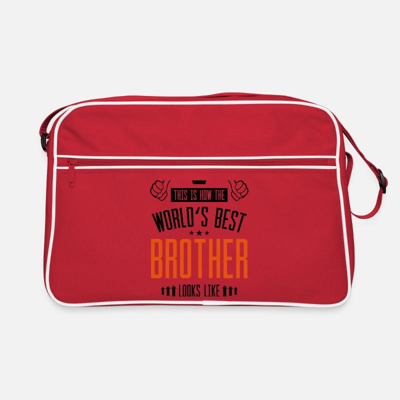 Weltbester Bruder Retro Tasche