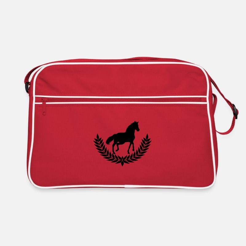 Pferde Liebe Retro Tasche