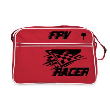 FPV Racer - Retro Bag - red/white - Front