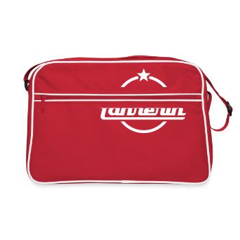 Schwalbefahrerin - Retro Tasche - Rot/Weiß - Vorne