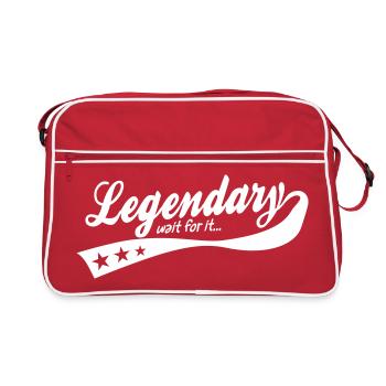 legendary ... wait for it ... retro - Retro Bag - red/white - Front