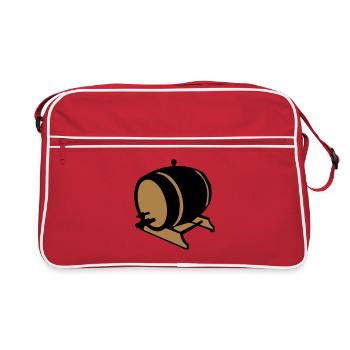 barrique 21012 - Sac Retro - rouge/blanc - Devant
