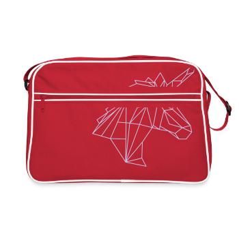 Licorne Graph - Retro Bag - red/white - Front