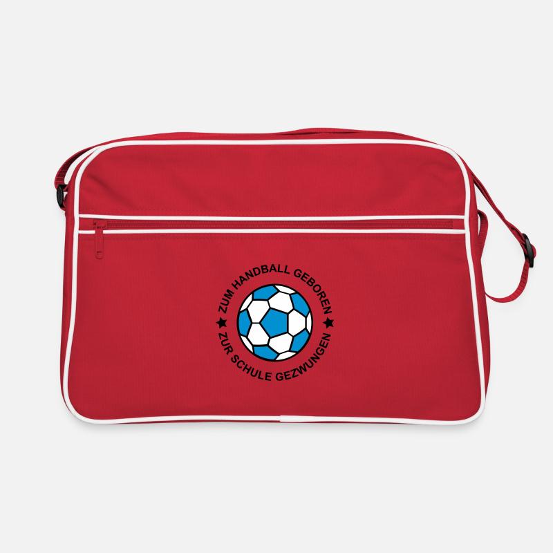 Handball - Retro Tasche - Rot/Weiß