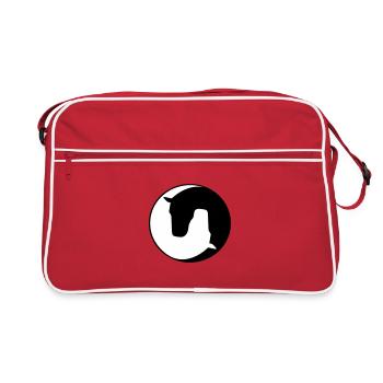 Pferd - Sac Retro - rouge/blanc - Devant