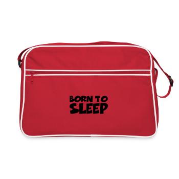 Born to sleep - Sac Retro - rouge/blanc - Devant