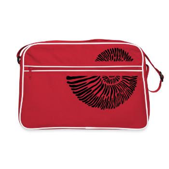 Ammonite - Retro Bag - red/white - Front