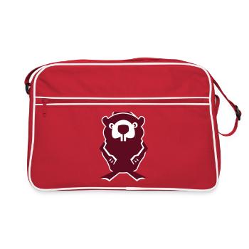 Beaver - Retro Bag - red/white - Front