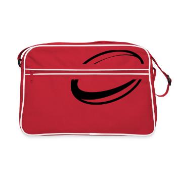 Rugby ballon de rugby chemise shirt design - Sac Retro - rouge/blanc - Devant