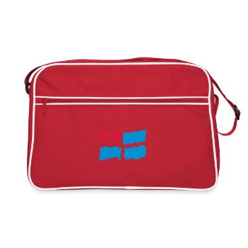 kriti - Sac Retro - rouge/blanc - Devant