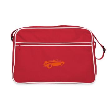 vintage car 25 - Retro Bag - red/white - Front