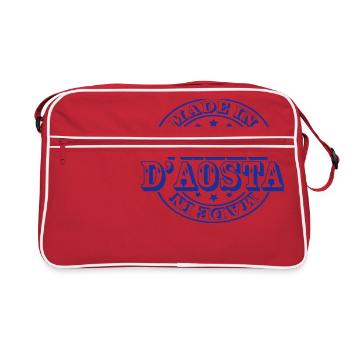 made in valle d'aosta m1K2 - Retro Tasche - Rot/Weiß - Vorne