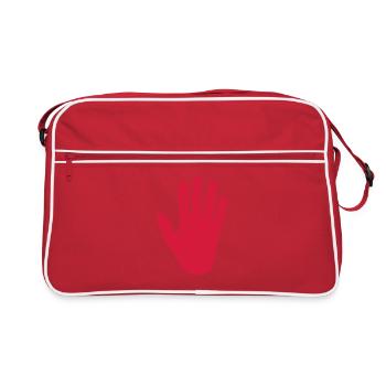 main icon stop 1103 - Sac Retro - rouge/blanc - Devant