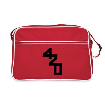 420 class characters - Retro Bag - red/white - Front