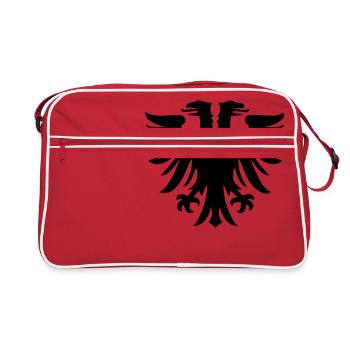 double-headed eagle - Retro Bag - red/white - Front