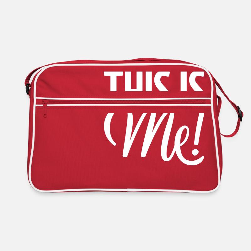 This is me! - Retro Bag - red/white