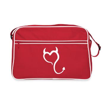 Little Devil 01 - Retro Bag - red/white - Front