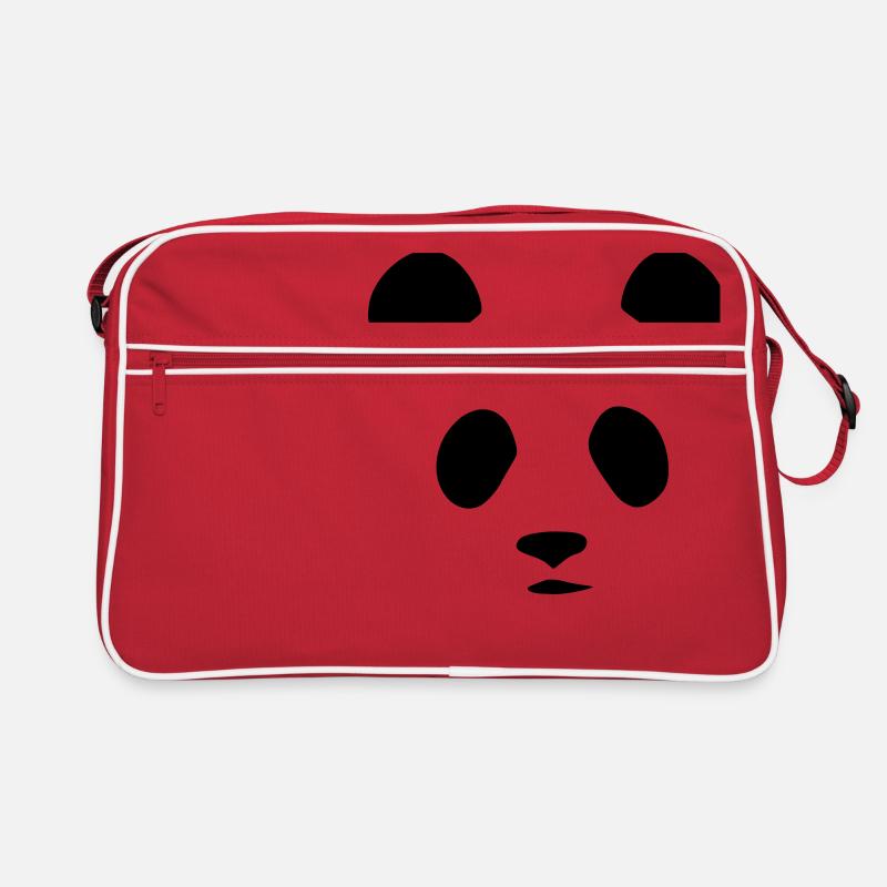 T-shirt Panda idée cadeau de Noël drôle Sac Retro