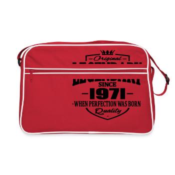 Légendaire depuis 1971 - Sac Retro - rouge/blanc - Devant