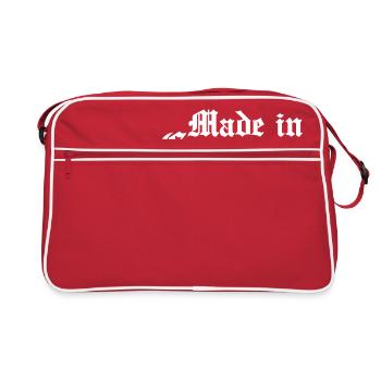 Made in Germany - Retro Bag - red/white - Front