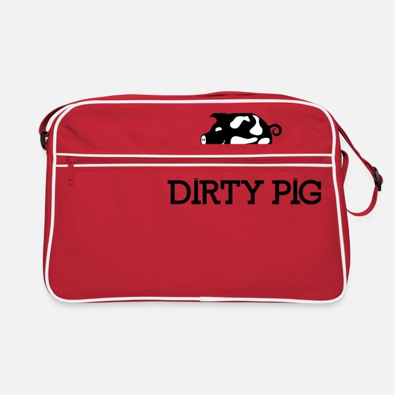 Schweinigel Retro Tasche