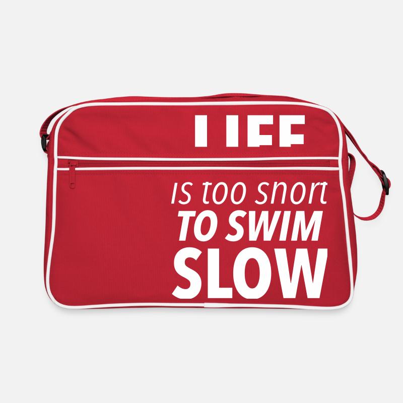 Natation - Sac Retro - rouge/blanc