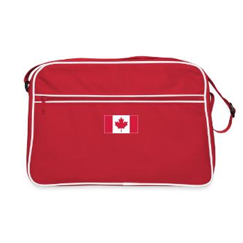 Drapeau du Canada - Sac Retro - rouge/blanc - Devant