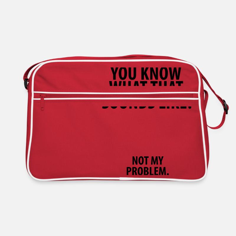 Pas mon problème Sac Retro