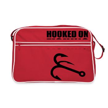 hooked on fishing 1 - Retro Bag - red/white - Front