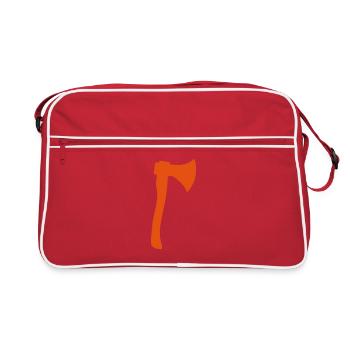 Pirate Class Sign - Retro Bag - red/white - Front