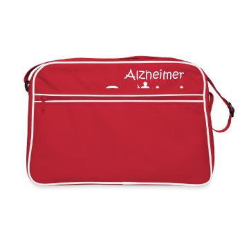 Alzheimer boulimie - Sac Retro - rouge/blanc - Devant