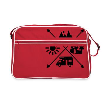 Camping-car - Sac Retro - rouge/blanc - Devant