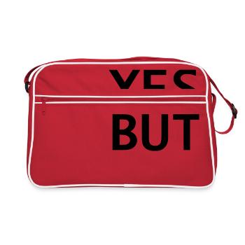 Yes, but - Retro Bag - red/white - Front