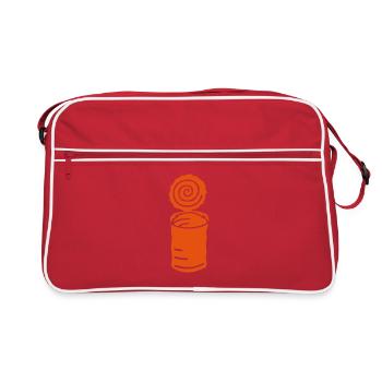 tin can form 282 - Retro Bag - red/white - Front