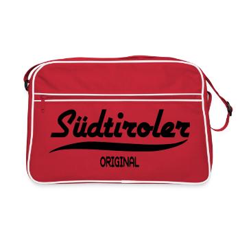 Südtirol - Retro Tasche - Rot/Weiß - Vorne