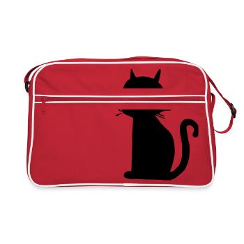chatnoir - Sac Retro - rouge/blanc - Devant