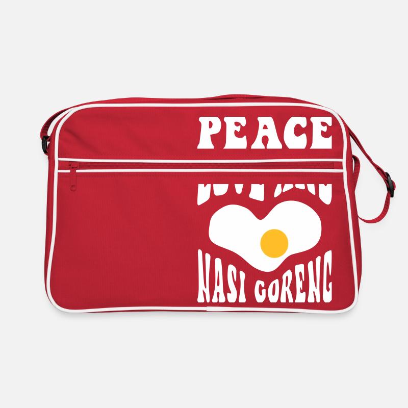 Peace Love and Nasi Goreng Retro Bag