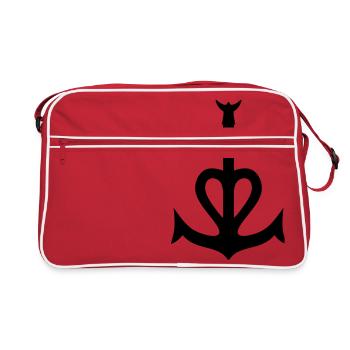 Croix camarguaise - Sac Retro - rouge/blanc - Devant