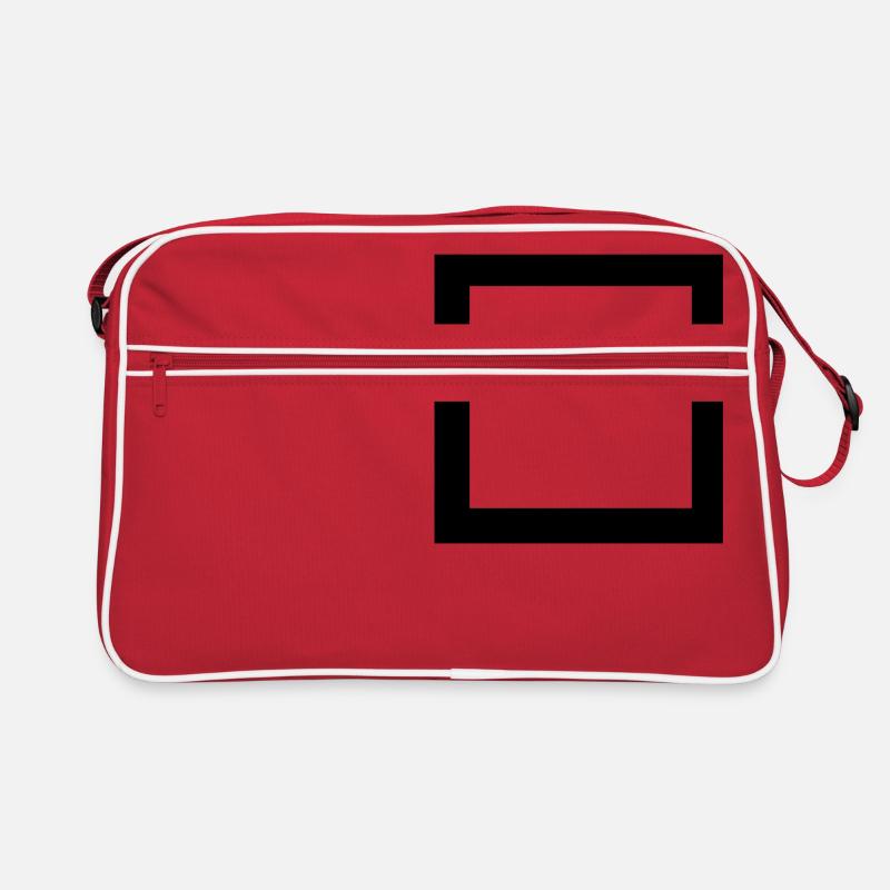 Square Icon Rectangle Retro Bag