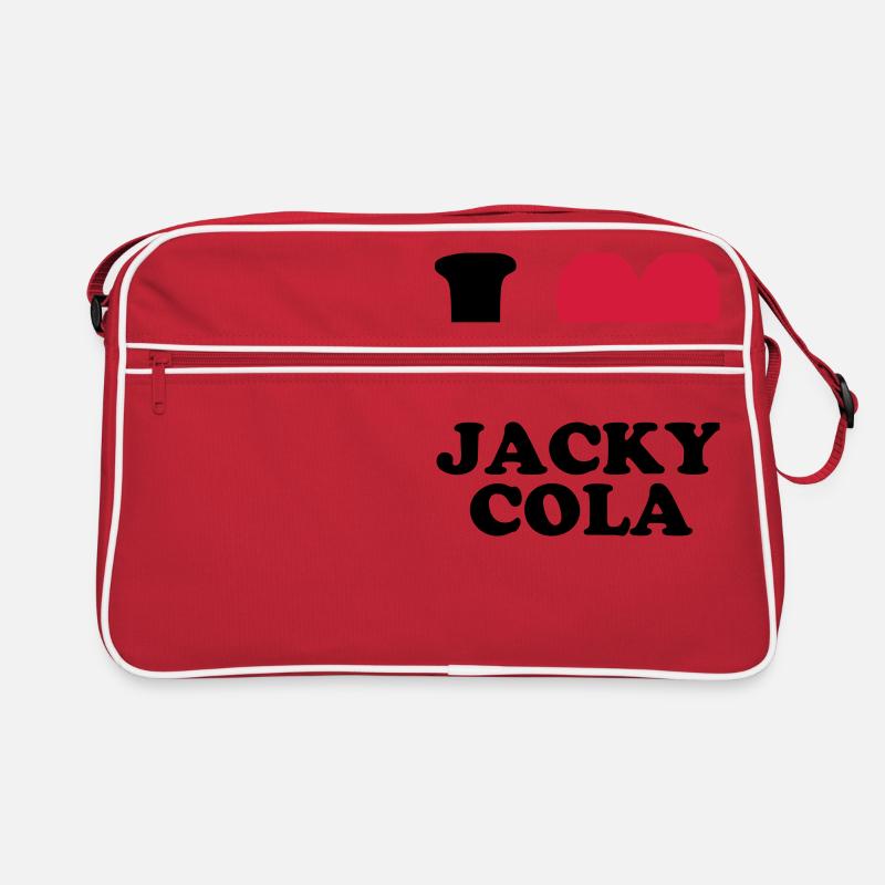 i love jacky cola Retro Tasche
