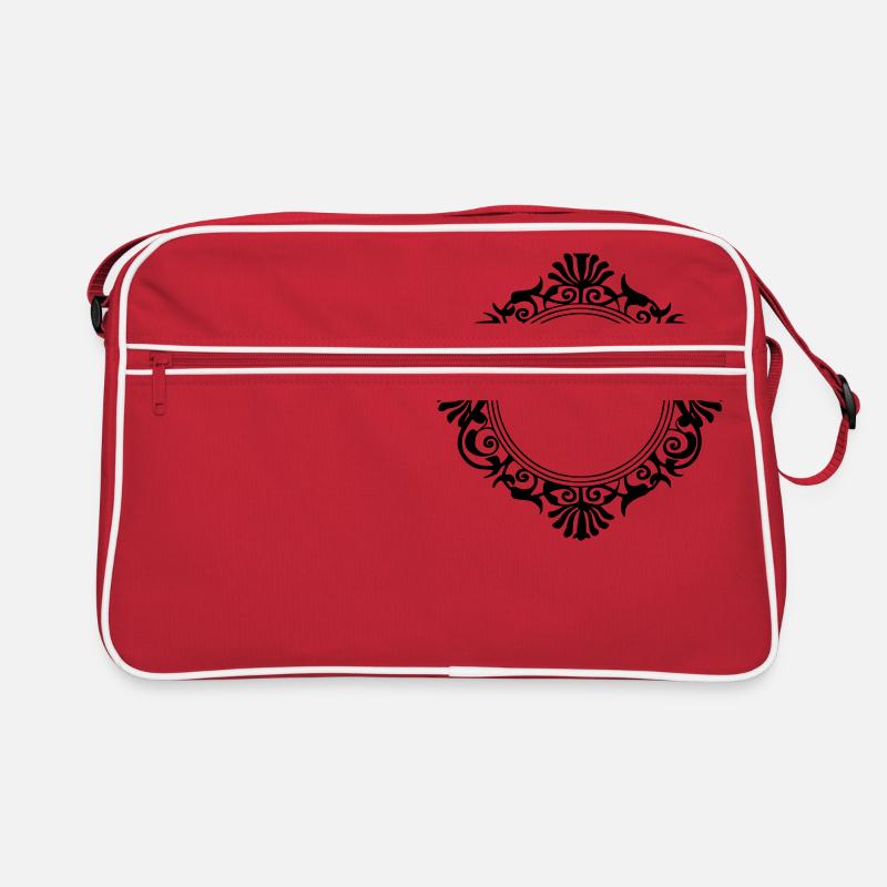 Rahmen Dekoration Bilderrahmen Fotorahmen Barock - Retro Tasche - Rot/Weiß