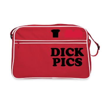 I Love Dick Pics - Retro Bag - red/white - Front